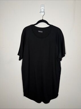 VITALY Essential Men's Black Short Sleeve Crewneck Tee